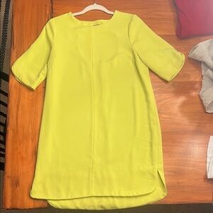 Bright Yellow/Lime Short Sleeve Dress